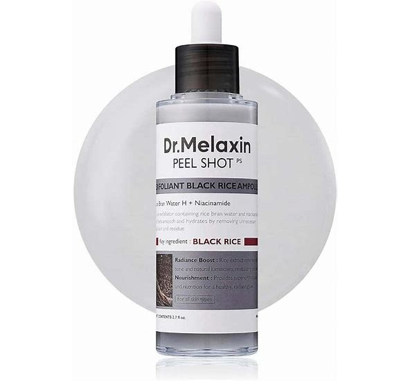 Dr. Melaxin Peel Shot Glow White and Black Rice Peeling Ampoule (Choose 1 OR GET THE B/W SET FOR 35.99)