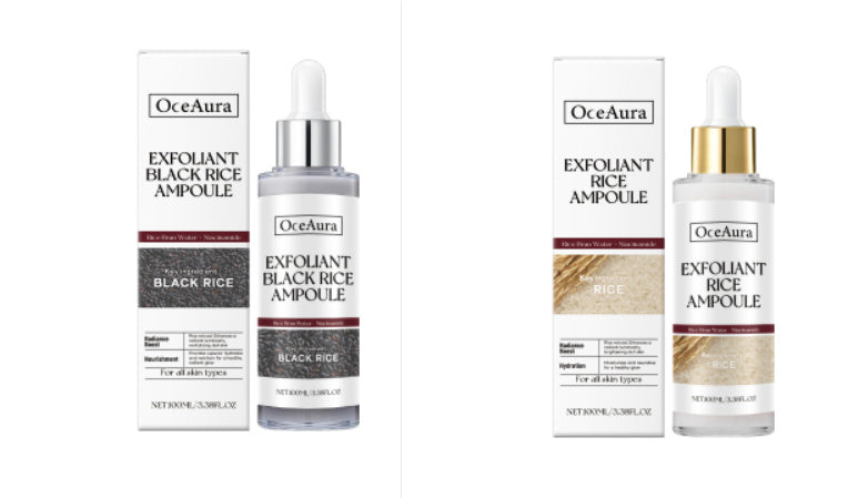 OceAura Exfoliant White Rice Ampoule (Choose 1 OR GET THE B/W SET FOR 35.99)